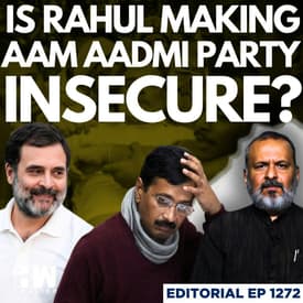 Editorial with Sujit Nair | AAP vs Rahul Gandhi Over Student Protests: Is Rahul Making AAP Insecure?