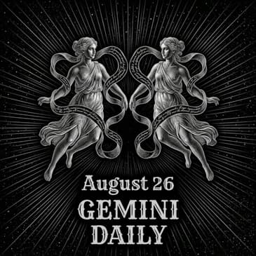 Wednesday, August 26, 2026 Gemini Horoscope Today