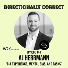 #144 - AJ Herrmann - People Analytics at the CIA, Cognitive Biases, and Task Intelligence