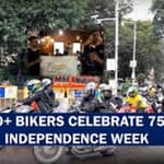 200+ Bikers Celebrate Azadi Ka Amrit Mahaostav Along With A Road Saftey Message | PM Modi | India |