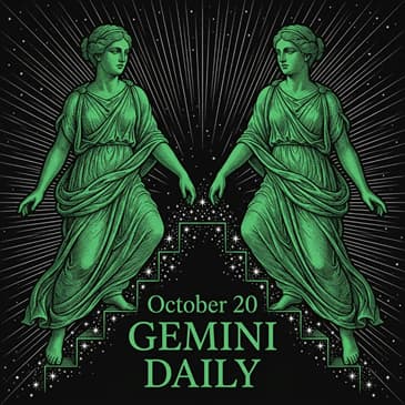 Tuesday, October 20, 2026 Gemini Horoscope Today