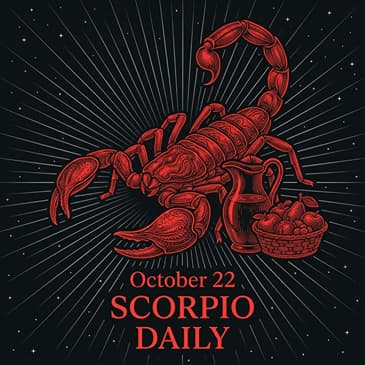 Thursday, October 22, 2026 Scorpio Horoscope Today
