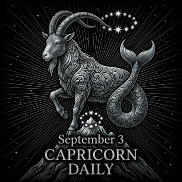 Thursday, September 3, 2026 Capricorn Horoscope Today