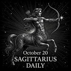 Tuesday, October 20, 2026 Sagittarius Horoscope Today