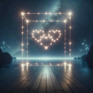 WITH MUSIC - Wisdom in the Stars: Emotional Intelligence Sleep Affirmations for Heartfelt Insight