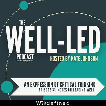 An expression of critical thinking