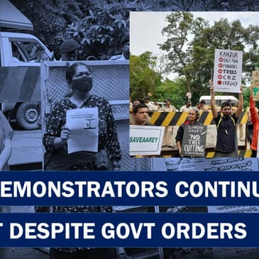 Enviornment Activits Gather In Aarey Colony To Protest Against Metro Car Shed | Save Aarey Forest |