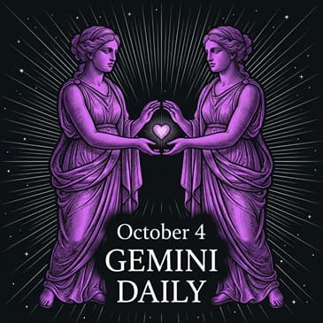Sunday, October 4, 2026 Gemini Horoscope Today