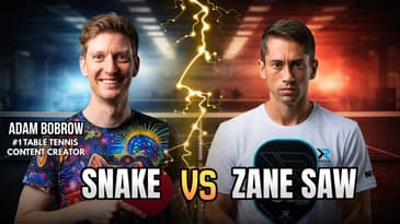 Adam Bobrow vs. Zane | Snake Shot vs. Chainsaw Serve Challenge