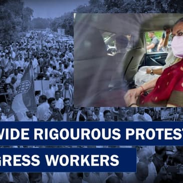 Massive Protest By Congress Workers As ED Questions Sonia Gandhi | National Herald Case |