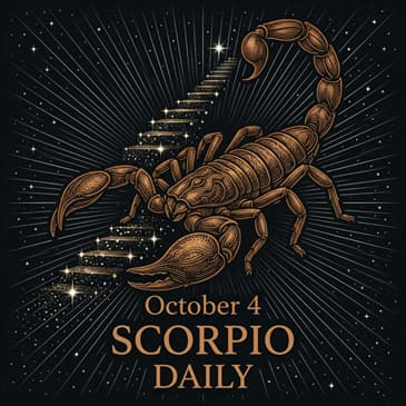 Sunday, October 4, 2026 Scorpio Horoscope Today