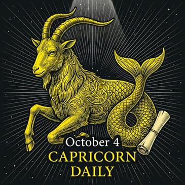Sunday, October 4, 2026 Capricorn Horoscope Today