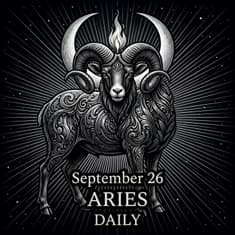 Saturday, September 26, 2026 Aries Horoscope Today