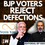 Editorial with Sujit Nair | VoteVibe Survey: Most Voters, Including BJP Supporters, Reject Defections