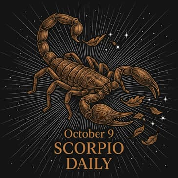 Friday, October 9, 2026 Scorpio Horoscope Today