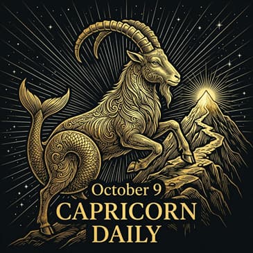 Friday, October 9, 2026 Capricorn Horoscope Today