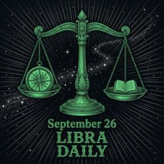 Saturday, September 26, 2026 Libra Horoscope Today