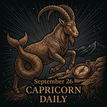 Saturday, September 26, 2026 Capricorn Horoscope Today
