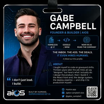 What Happens When Your AI Becomes Your Employee? &Then Your Employer? | Gabe Campbell