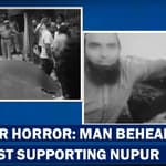 Udaipur: Man Beheaded For Post Supporting Nupur Sharma, Murderers Film Killing, Brandish Weapons