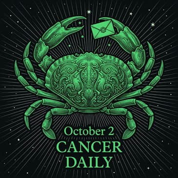 Friday, October 2, 2026 Cancer Horoscope Today