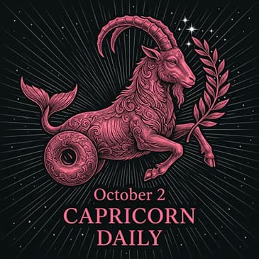 Friday, October 2, 2026 Capricorn Horoscope Today