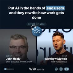 John Healy, How Putting AI in the Hands of End Users Is Rewriting the World of Work