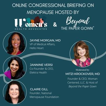 Women’s Health Advocates: Congressional Briefing on Menopause