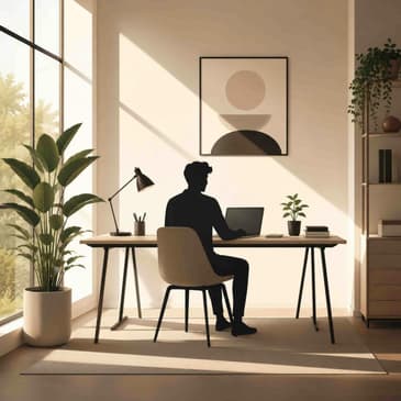 2095: How a Home Office Can Boost Your Productivity by Kalen Bruce of Money Mini Blog on Workspace Design