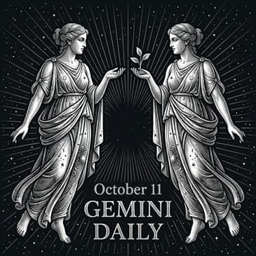 Sunday, October 11, 2026 Gemini Horoscope Today