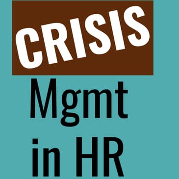 HR's role during crisis