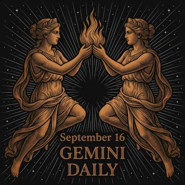 Wednesday, September 16, 2026 Gemini Horoscope Today