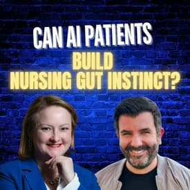Can AI Patients Build Nursing Gut Instinct?