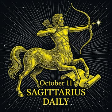 Sunday, October 11, 2026 Sagittarius Horoscope Today