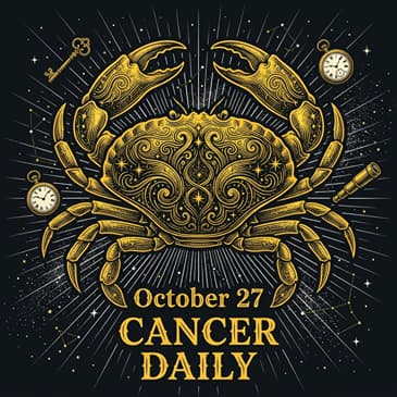 Tuesday, October 27, 2026 Cancer Horoscope Today