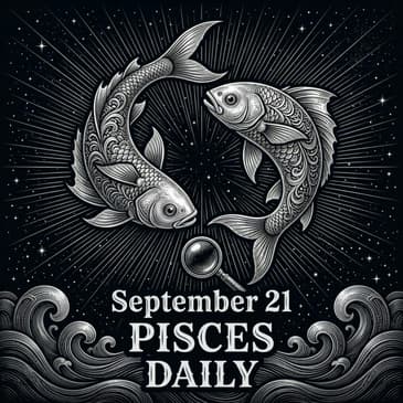 Monday, September 21, 2026 Pisces Horoscope Today
