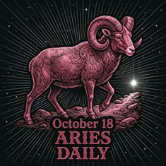 Sunday, October 18, 2026 Aries Horoscope Today