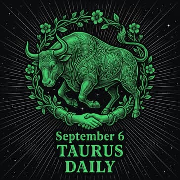 Sunday, September 6, 2026 Taurus Horoscope Today