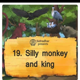 Silly monkey and king