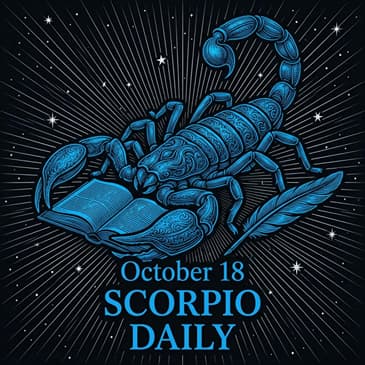 Sunday, October 18, 2026 Scorpio Horoscope Today
