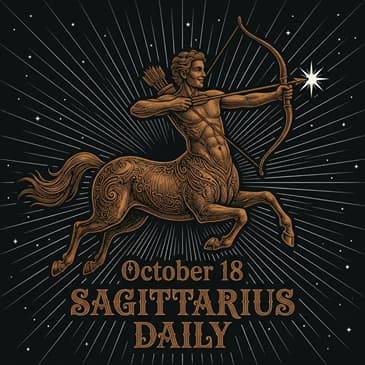 Sunday, October 18, 2026 Sagittarius Horoscope Today