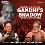 Beneath The Silence: Gandhi's Shadow over Today's Storm