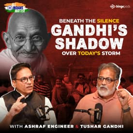 Beneath The Silence: Gandhi's Shadow over Today's Storm