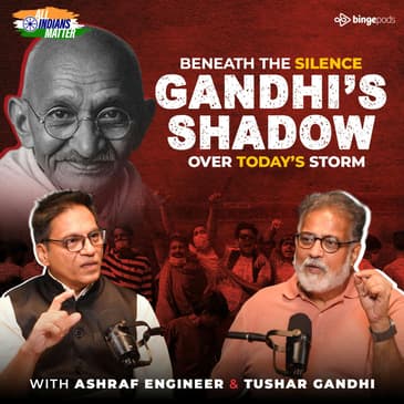 Beneath The Silence: Gandhi's Shadow over Today's Storm