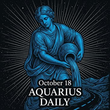 Sunday, October 18, 2026 Aquarius Horoscope Today