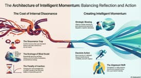 How does the conflict between expansion and comfort hinder momentum?
