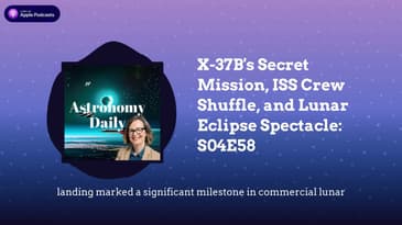 X-37B’s Secret Mission, ISS Crew Shuffle, and Lunar Eclipse Spectacle: S04E58