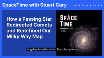 How a Passing Star Redirected Comets and Redefined Our Milky Way Map