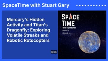 Mercury’s Hidden Activity and Titan’s Dragonfly: Exploring Volatile Streaks and Robotic Rotocopters
