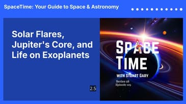 Solar Flares, Jupiter’s Core, and Life on Exoplanets